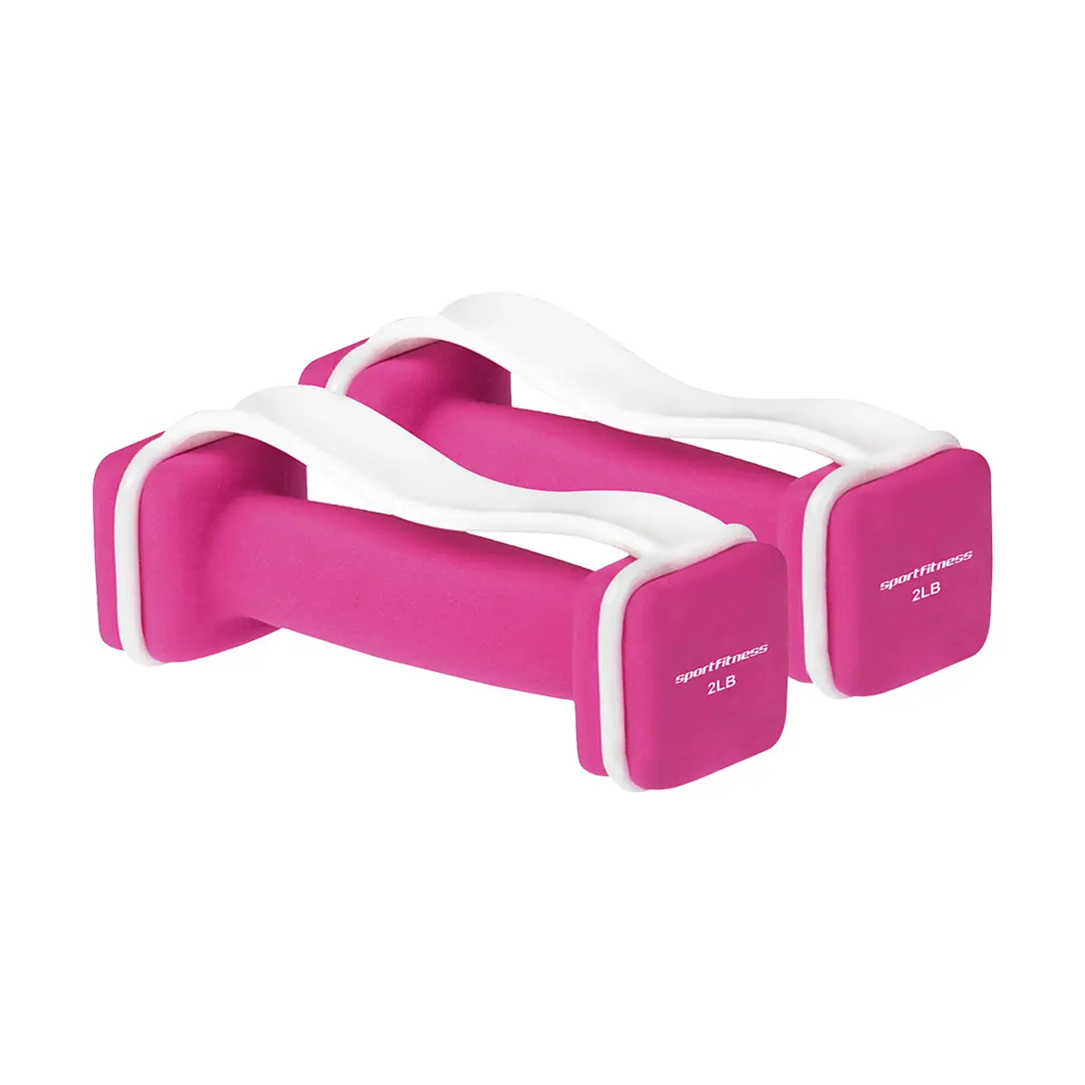 Juego de 2 mancuernas de neopreno 2 lb Sportfitness